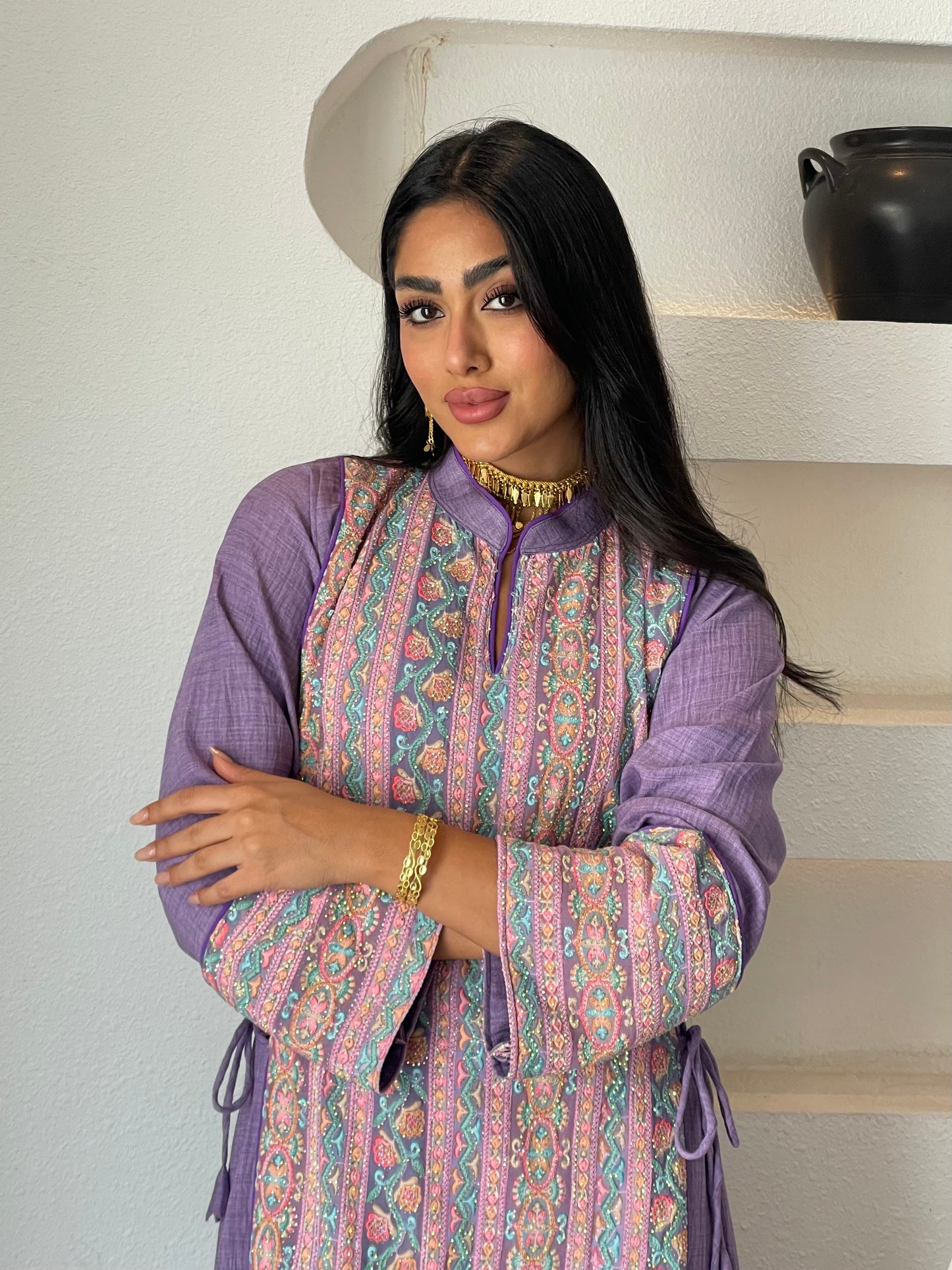 S350 - trendy pattern dress