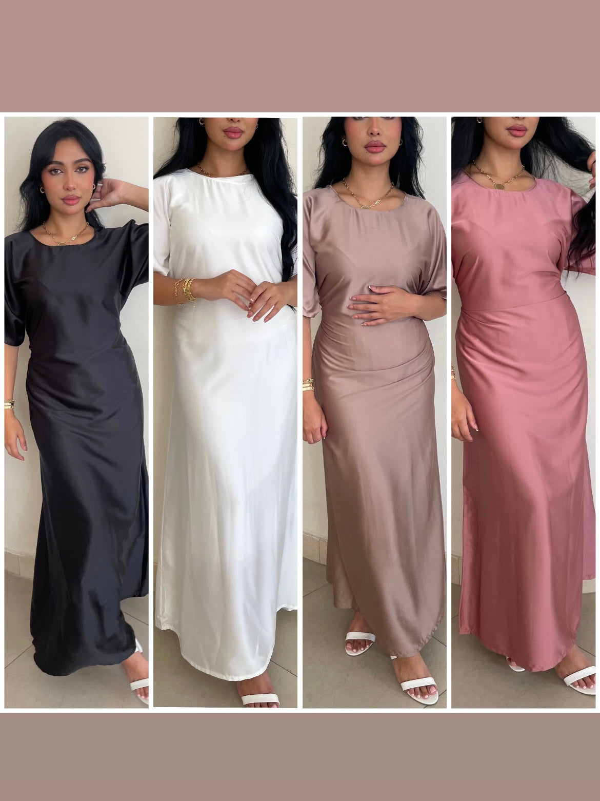 4 dresses set