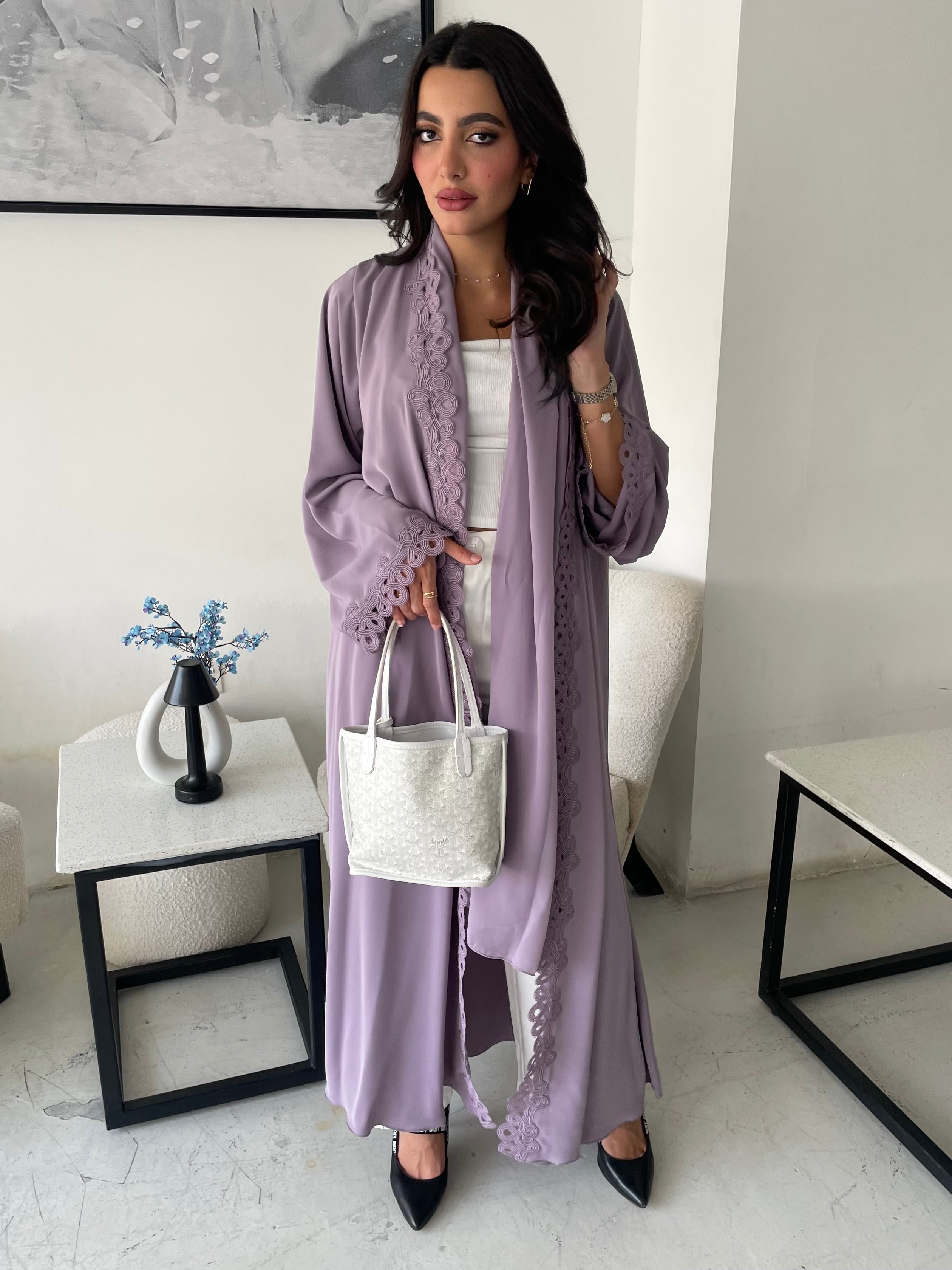 S199 - purple nada abaya