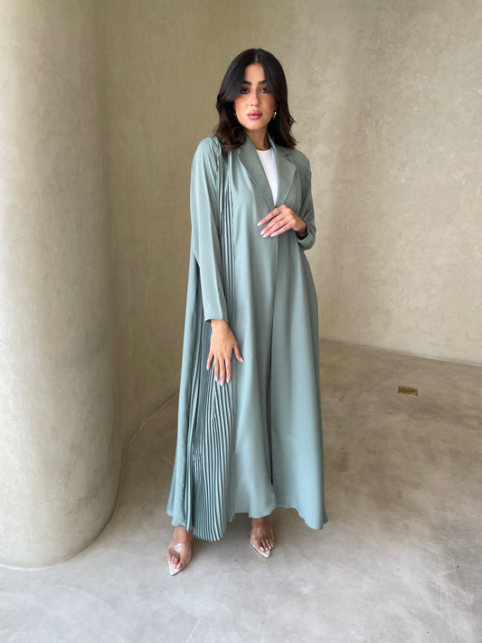 S060 - summer green abaya