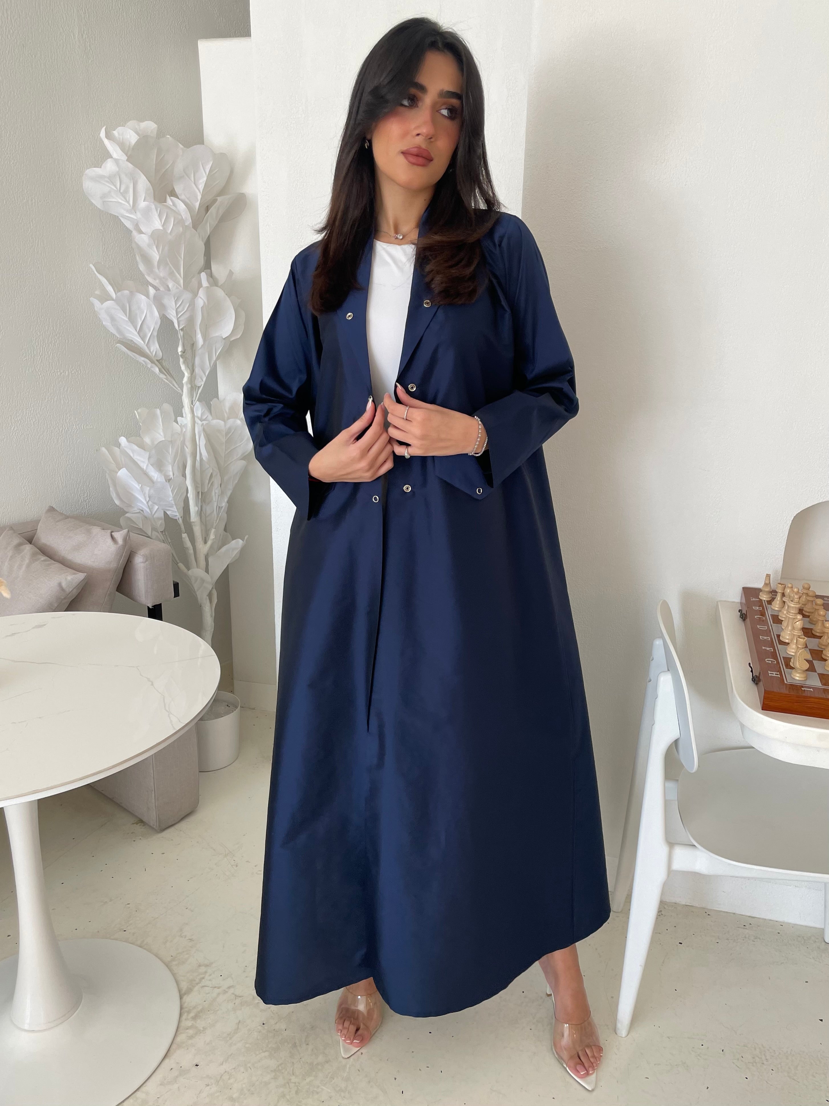 S163 - Formal navy tefta with pokets