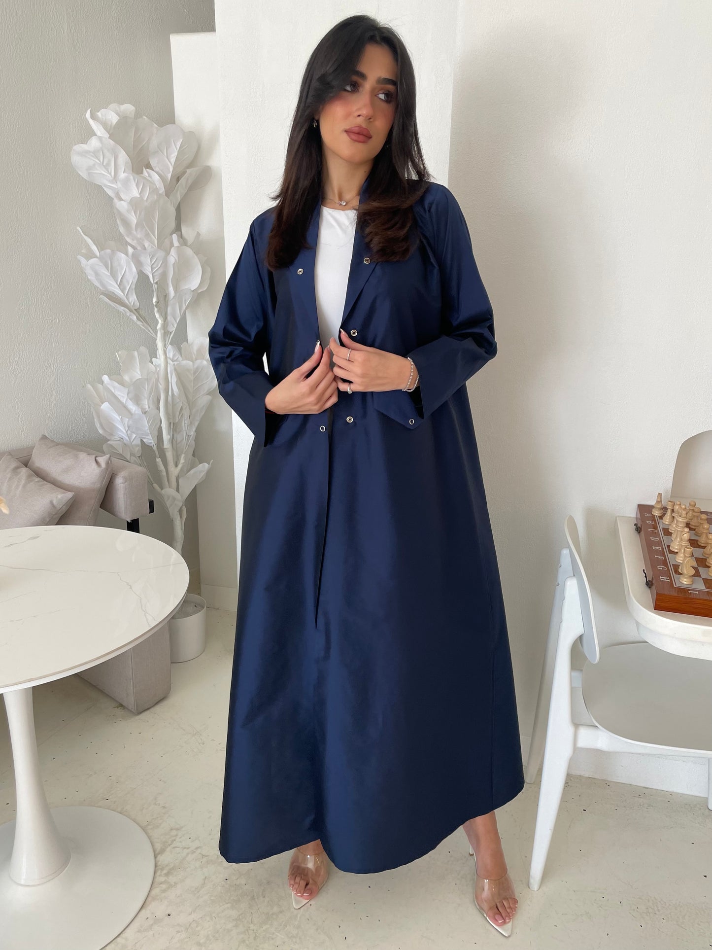 S163 - Formal navy tefta with pokets